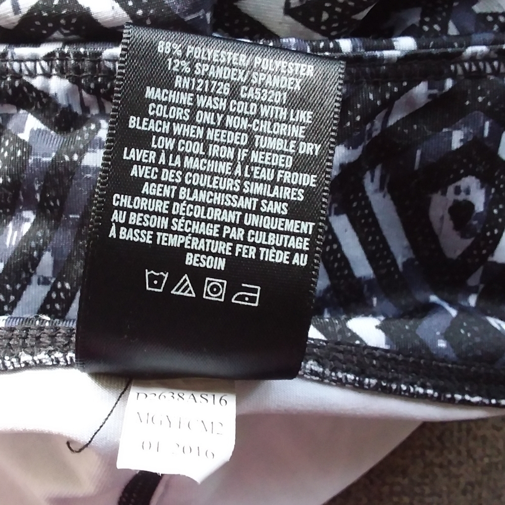 Aeropostale live love dream black print work out pants-M - Picture 4 of 5